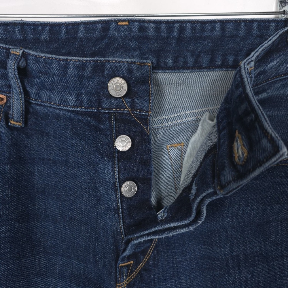 BUCK MASON Mens Jeans COWBOY GUARANTEE 33X32 Button Fly Maverick Slim USA MADE - Picture 11 of 15